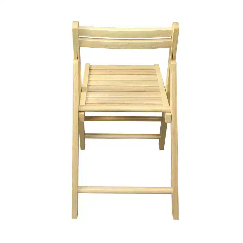 Set 2 sedie pieghevoli classiche in legno massello - Flora Home
