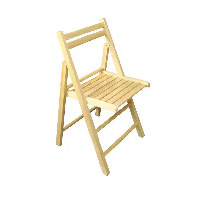 Set 2 sedie pieghevoli classiche in legno massello - Flora Home