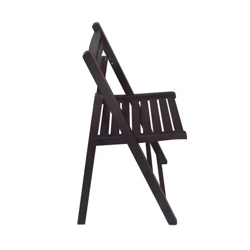 Set 2 sedie pieghevoli classiche in legno massello - Flora Home