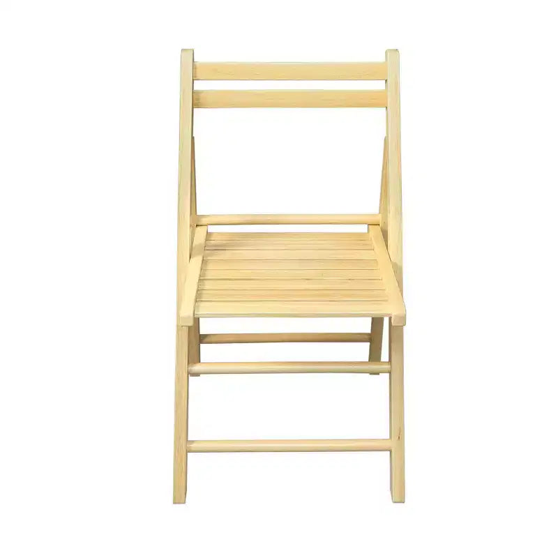 Set 2 sedie pieghevoli classiche in legno massello - Flora Home