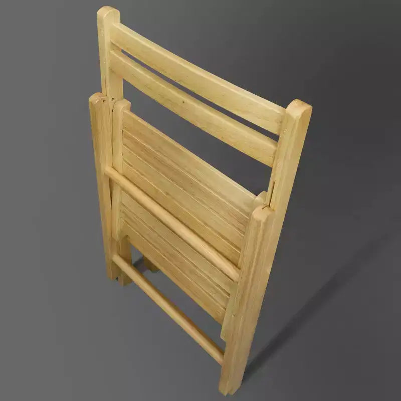 Set 2 sedie pieghevoli classiche in legno massello - Flora Home