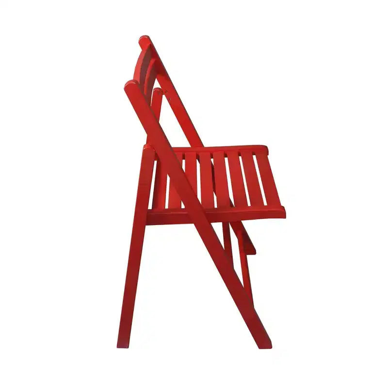 Set 2 sedie pieghevoli classiche in legno massello - Flora Home