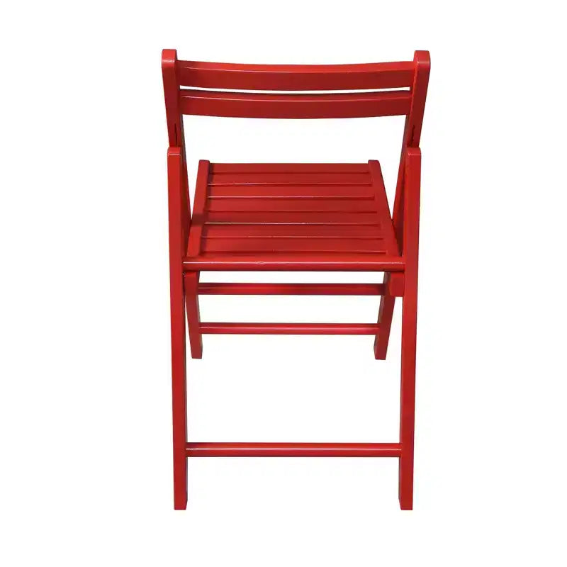 Set 2 sedie pieghevoli classiche in legno massello - Flora Home