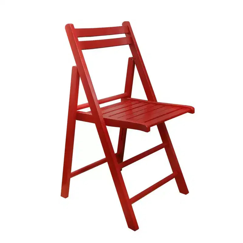 Set 2 sedie pieghevoli classiche in legno massello - Flora Home