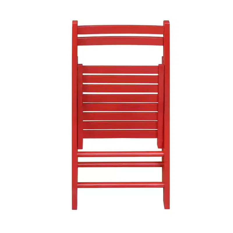 Set 2 sedie pieghevoli classiche in legno massello - Flora Home