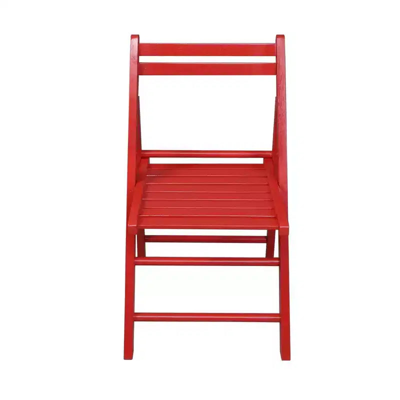 Set 2 sedie pieghevoli classiche in legno massello - Flora Home