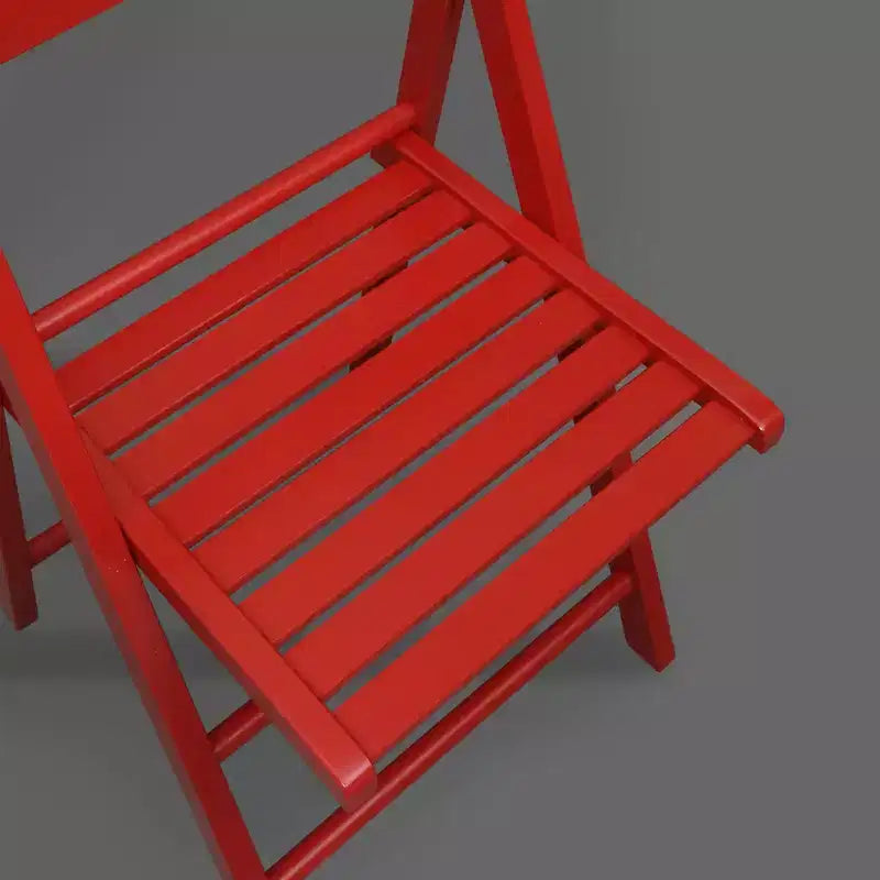 Set 2 sedie pieghevoli classiche in legno massello - Flora Home