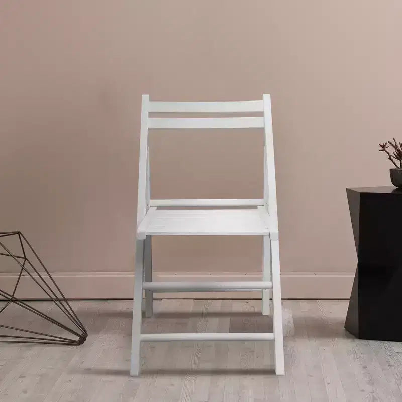 Set 2 sedie pieghevoli classiche in legno massello - Flora Home