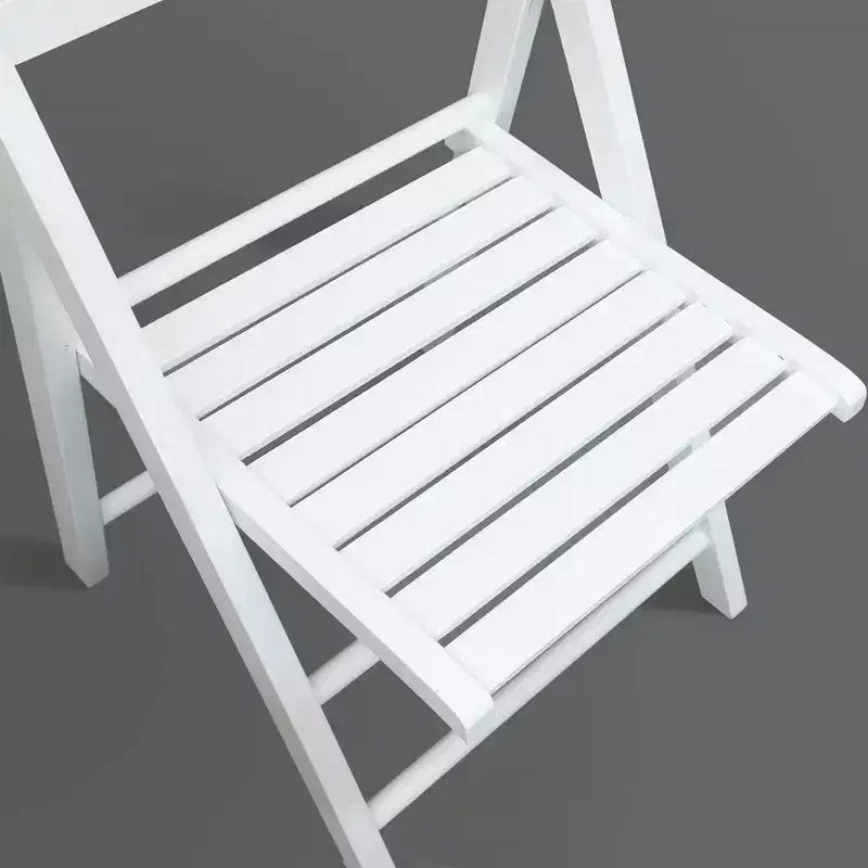 Set 2 sedie pieghevoli classiche in legno massello - Flora Home