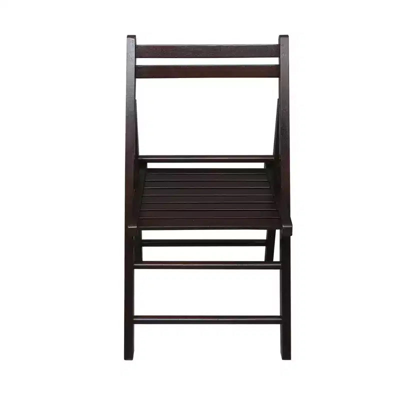 Set 2 sedie pieghevoli classiche in legno massello - Flora Home