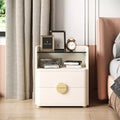 Comodino moderno a 2 cassetti