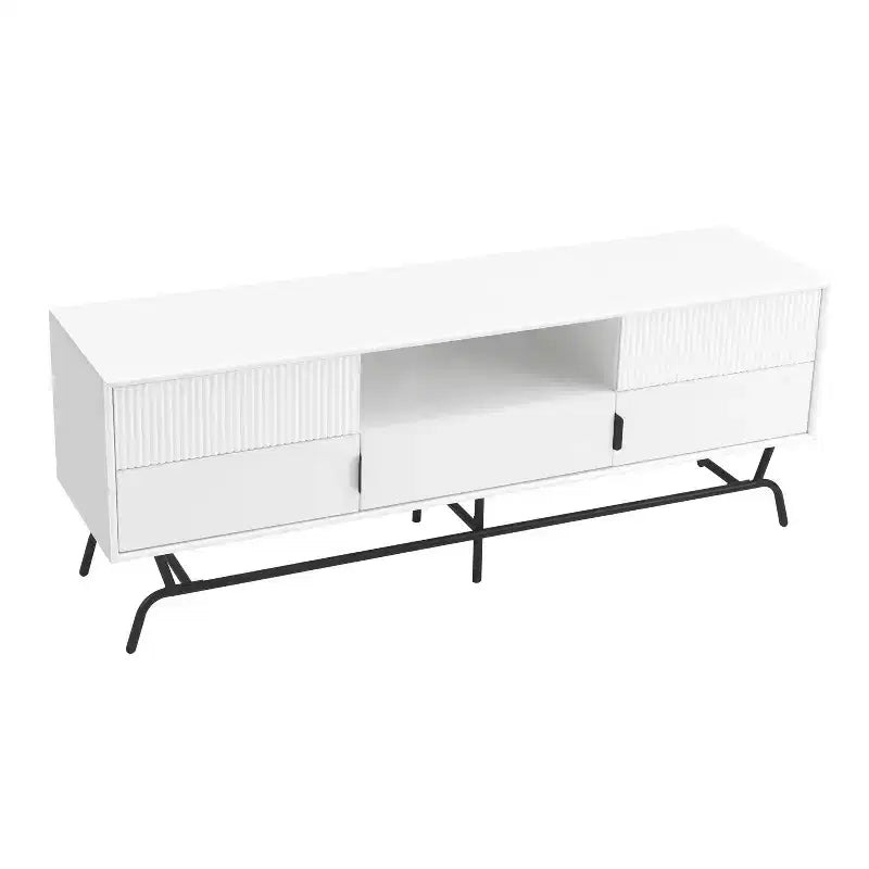 Mobile TV moderno a 3 cassetti per TV fino a 65" con armadietto