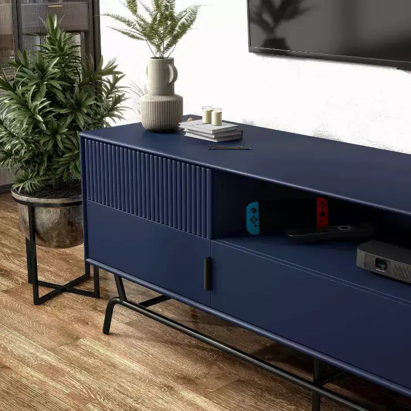 Mobile TV moderno a 3 cassetti per TV fino a 65" con armadietto