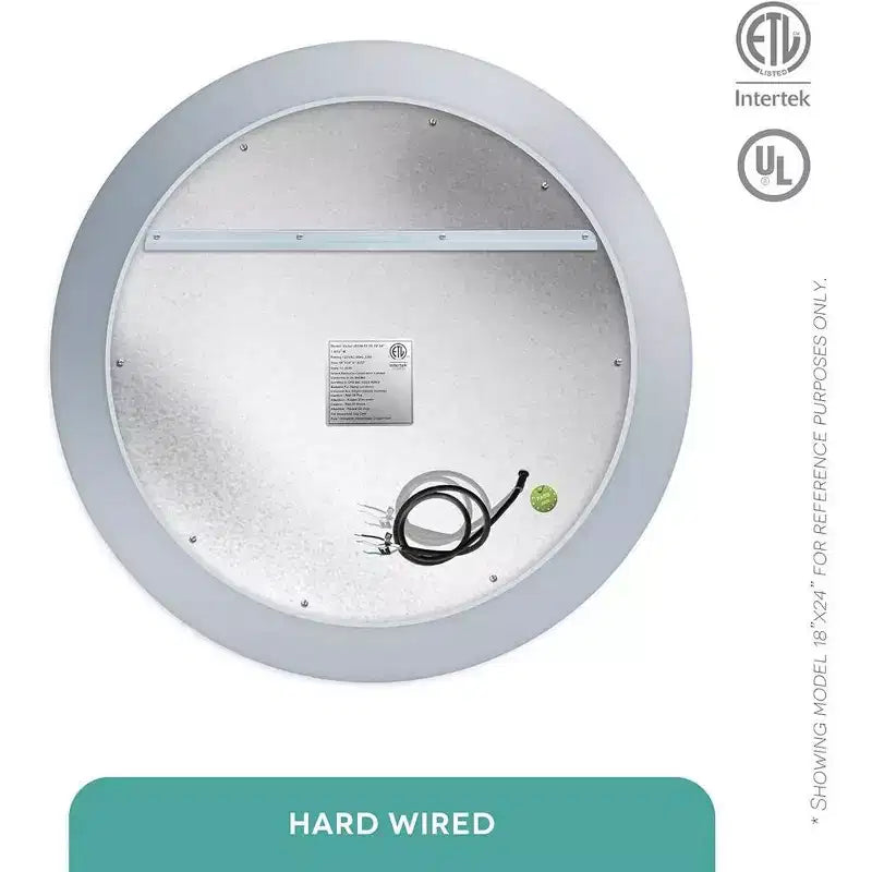 Specchio da bagno in alluminio Fine Fixtures con illuminazione a LED