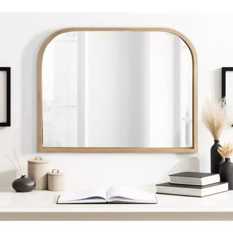 Kate & Laurel All Things Decor Specchio Ad Arco Moderno in Legno Occonor 36x28