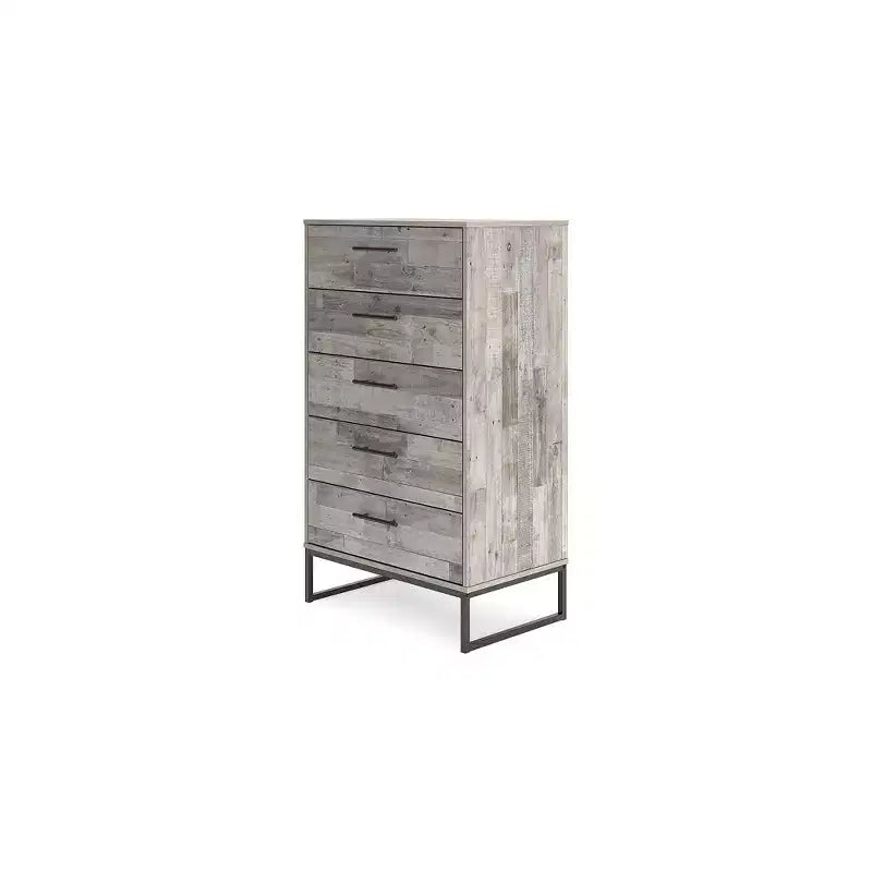 Signature Design by Ashley Cassettiera Neilsville Casual, Bianco decapato