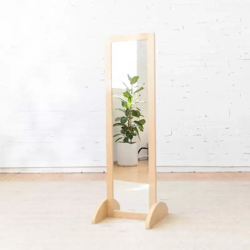 ECR4Kids Specchio Bidirezionale a Doppia Faccia in Legno, Mobili Montessori