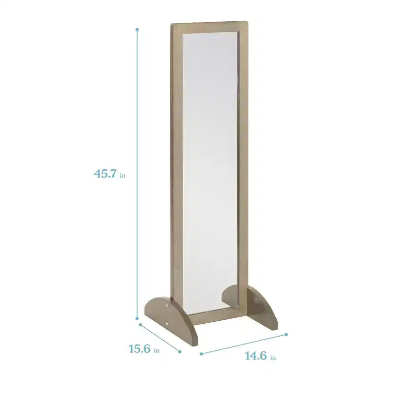 ECR4Kids Specchio Bidirezionale a Doppia Faccia in Legno, Mobili Montessori