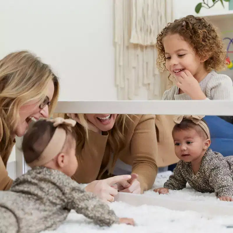 ECR4Kids Specchio Bidirezionale a Doppia Faccia in Legno, Mobili Montessori