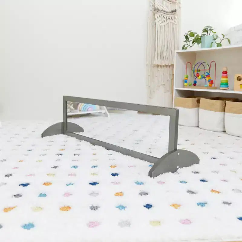 ECR4Kids Specchio Bidirezionale a Doppia Faccia in Legno, Mobili Montessori