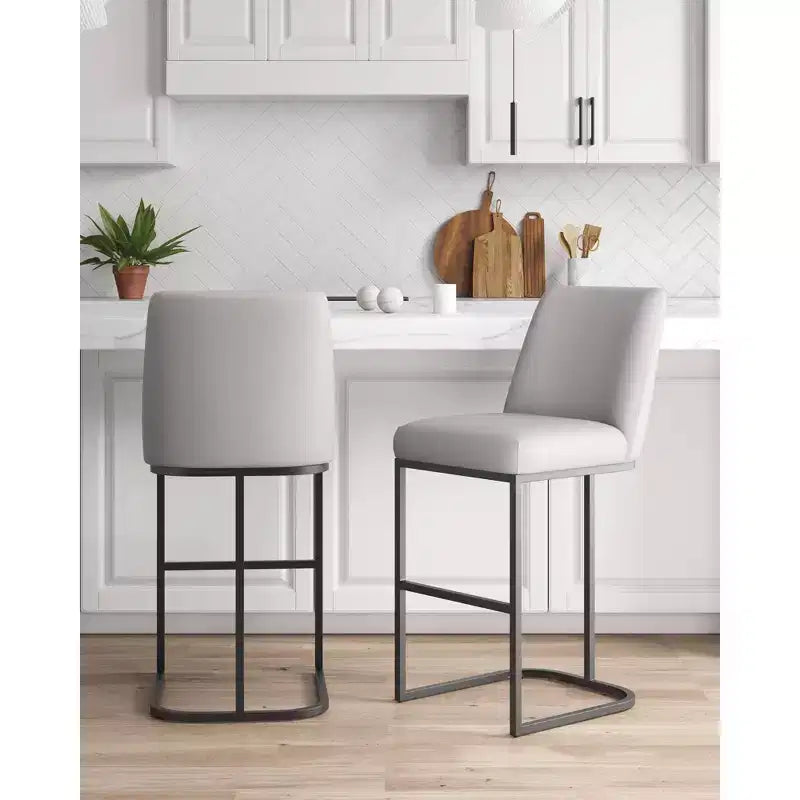 Manhattan Comfort Set di 2 Sgabelli da Bar Serena