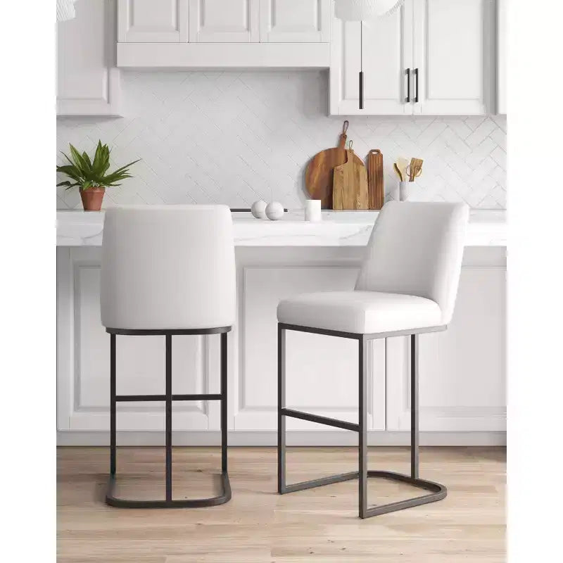 Manhattan Comfort Set di 2 Sgabelli da Bar Serena
