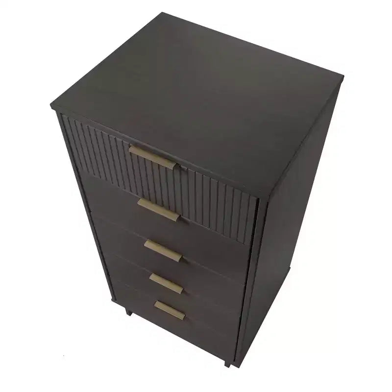 Manhattan Comfort Set Camera da Letto 2 pz Granville con Comò e Cassettiera Stretti