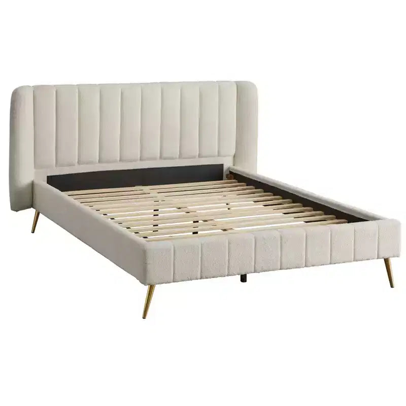 Letto con piattaforma Cambria Queen Channel - Lifestorey