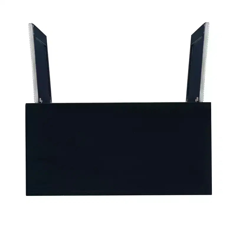 Mobiletto decorativo Powell Buchanan in legno massello a 2 ante e 2 ripiani