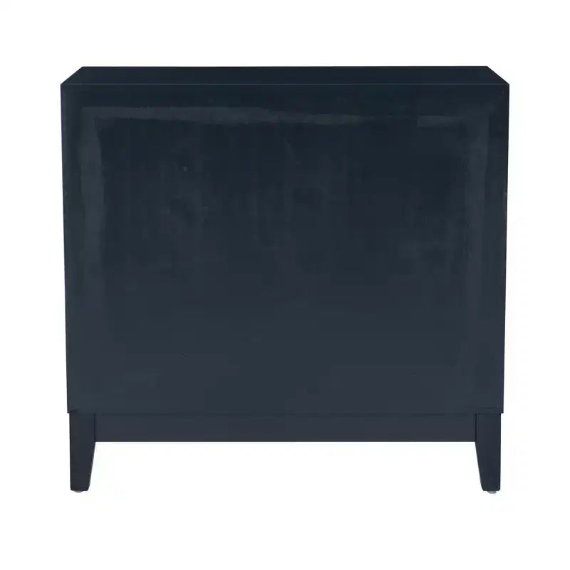 Mobiletto decorativo Powell Buchanan in legno massello a 2 ante e 2 ripiani