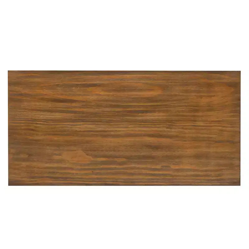Mobiletto decorativo Powell Buchanan in legno massello a 2 ante e 2 ripiani