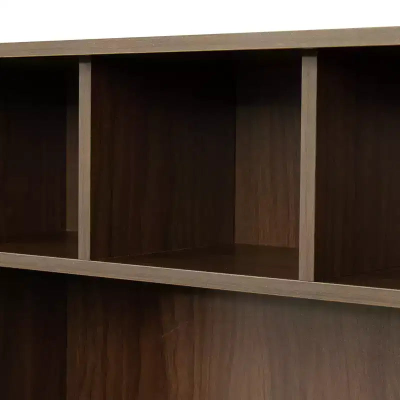 Scrivania per computer con libreria per ufficio, workstation con cassetti 4W - ModernLuxe