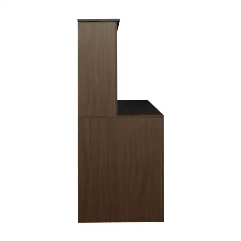 Scrivania per computer con libreria per ufficio, workstation con cassetti 4W - ModernLuxe