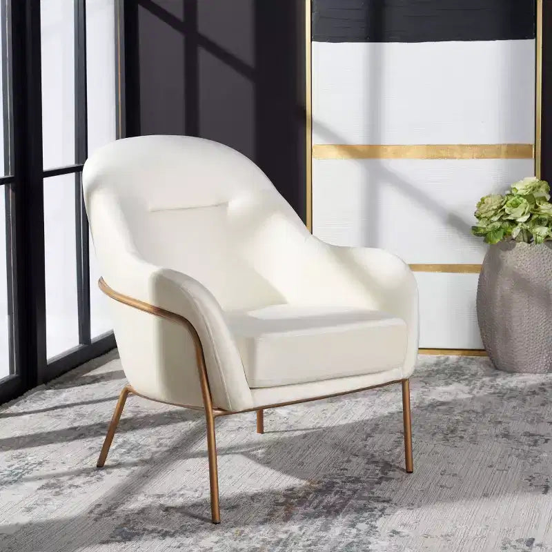 Poltrona Eleazer in Velluto - ACH6202 - Safavieh