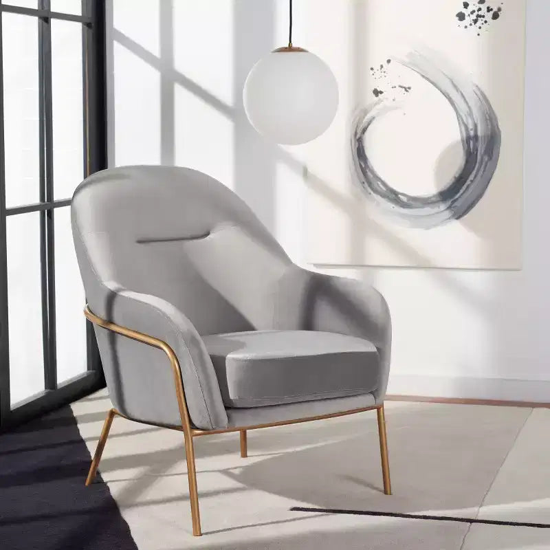 Poltrona Eleazer in Velluto - ACH6202 - Safavieh
