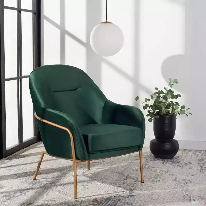 Poltrona Eleazer in Velluto - ACH6202 - Safavieh