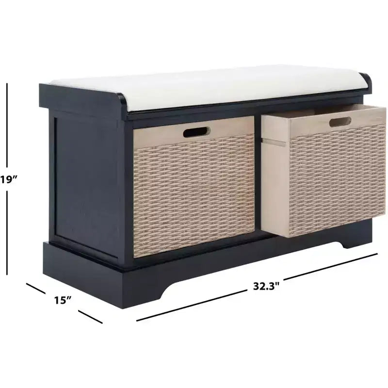 Panca imbottita Landers a 2 cassetti - BCH5702 - Safavieh