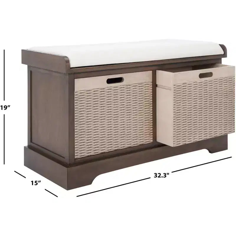 Panca imbottita Landers a 2 cassetti - BCH5702 - Safavieh