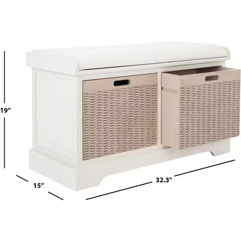 Panca imbottita Landers a 2 cassetti - BCH5702 - Safavieh