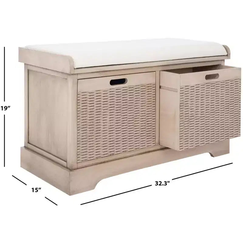 Panca imbottita Landers a 2 cassetti - BCH5702 - Safavieh