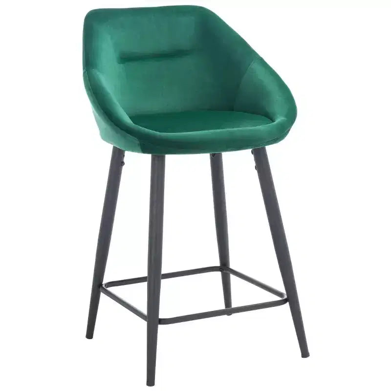 Sgabello da bancone Zorica - BST7502 - Smeraldo/Nero - Safavieh