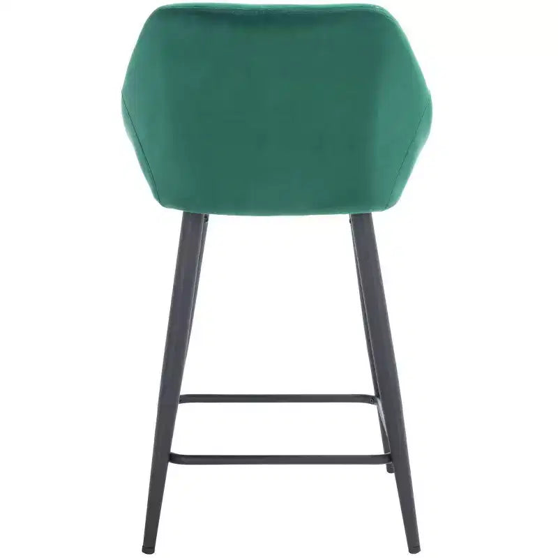 Sgabello da bancone Zorica - BST7502 - Smeraldo/Nero - Safavieh
