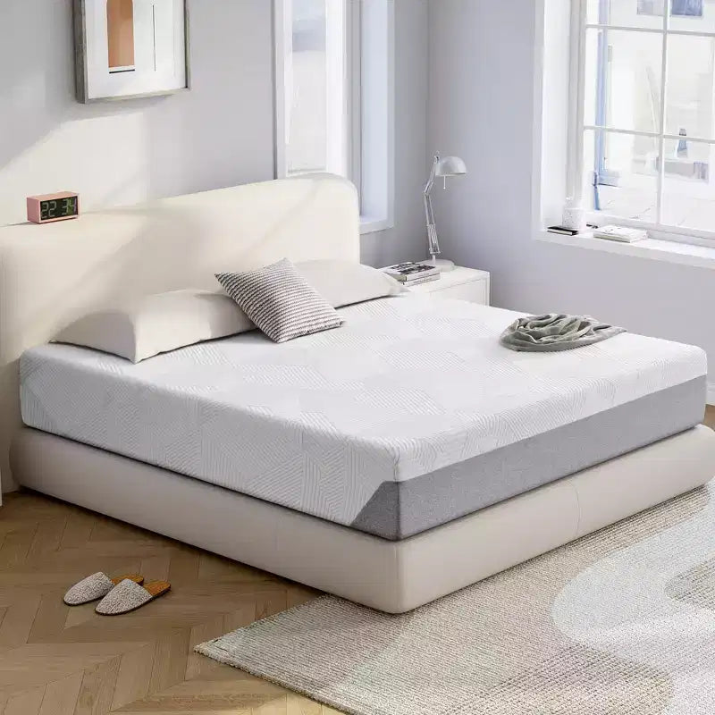 Wuleitex Materasso in schiuma da 12 pollici in scatola per un sonno più fresco, di supporto e con sollievo dalla pressione