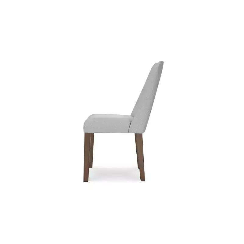 Signature Design by Ashley Lyncott, Sedia da Pranzo Contemporanea Imbottita con Cuscino in Schiuma, Set da 2, Crema e Marrone