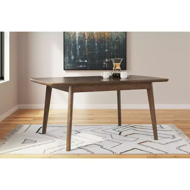 Signature Design by Ashley Tavolo da pranzo allungabile Lyncott, marrone