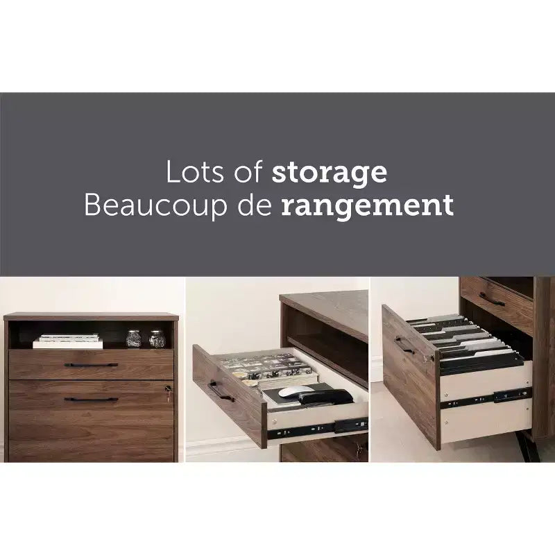 South Shore Helsy Classificatore a 2 cassetti