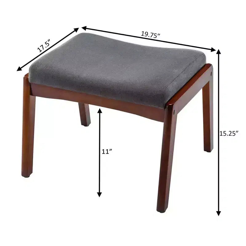 Breighton Home Designs4Comfort Sgabello Pouf Natalie