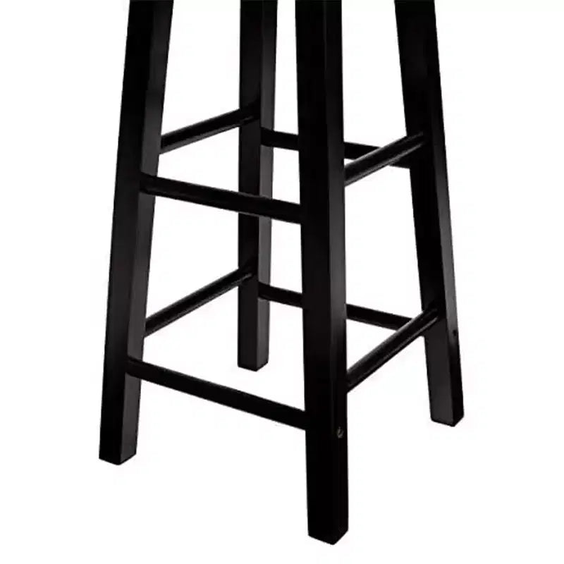Sgabelli da bar da cucina alti 73,6 cm PJ Wood con seduta rotonda classica