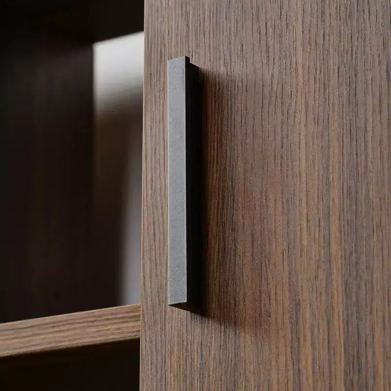 Libreria in Legno, Base Contenitore, Ripiani Regolabili