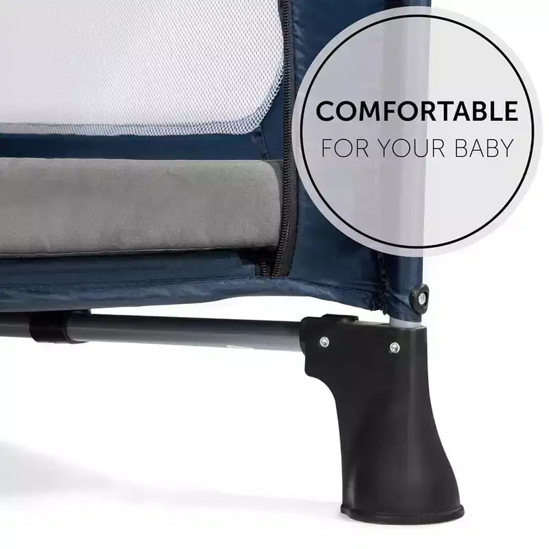 hauck Materassino Pieghevole Portatile in Schiuma, Spessore 6 cm, per Bambini, Cuscino per Il Sonno, Letto da Viaggio, Tappetino da Gioco, 60 x 120 cm, Grigio